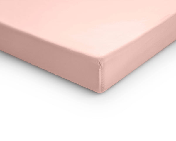 Satin Spannbettlaken Rosa 180 x 220 cm