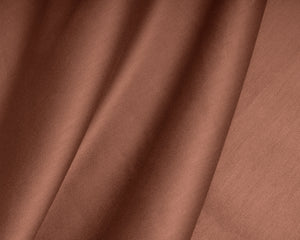 Topper Satin Spannbettlaken Braun 160 x 220 cm