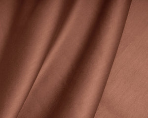 Split-Topper Satin Spannbettlaken Braun 180 x 200 cm