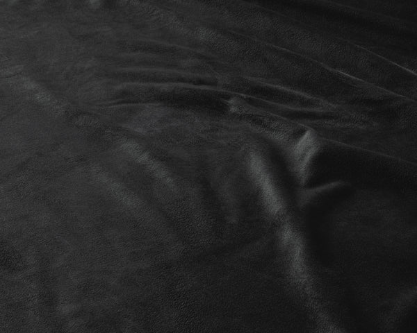 Samt Spannbettlaken Schwarz 140 x 200 cm