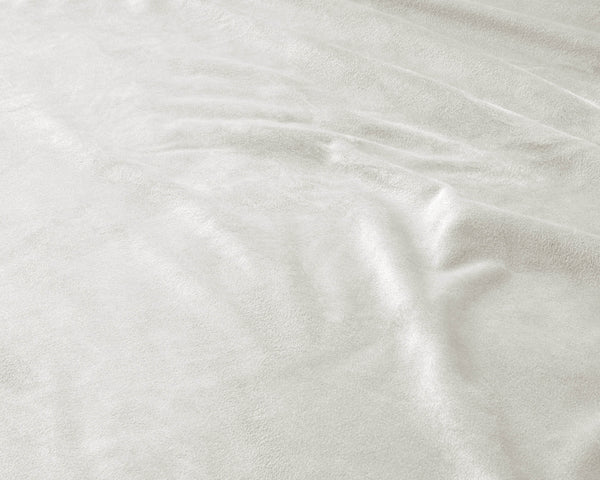 Samt Spannbettlaken Creme 140 x 200 cm