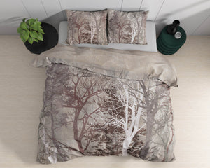Bettbezug Indre Taupe 240 x 220 cm