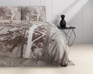 Bettbezug Indre Taupe 140 x 220 cm