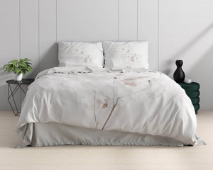 Bettbezug Dira Weiss 140 x 220 cm