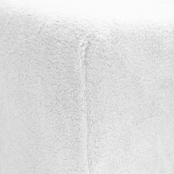 Teddy Spannbettlaken Weiss 180 x 200 cm