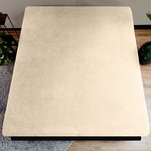 Teddy Spannbettlaken Taupe 140 x 200 cm