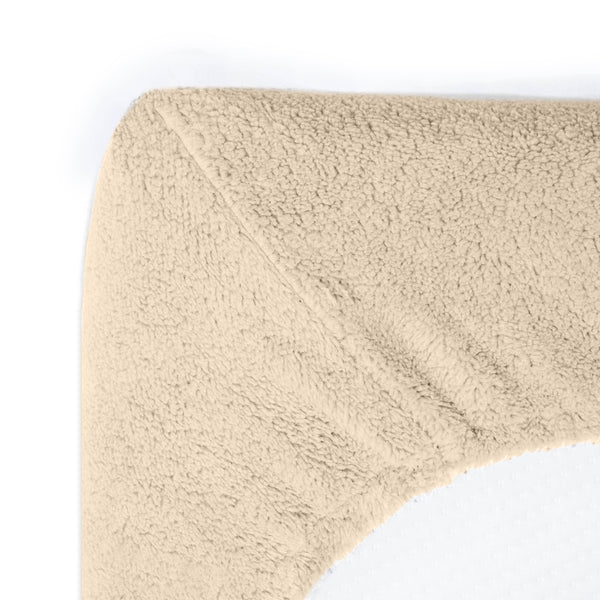 Teddy Spannbettlaken Taupe 160 x 200 cm