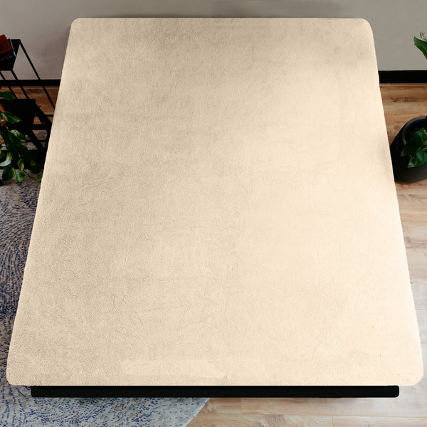 Teddy Spannbettlaken Taupe 160 x 200 cm