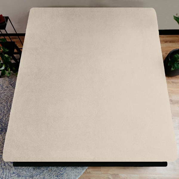 Teddy Spannbettlaken Creme 180 x 200 cm