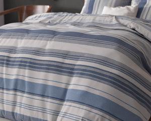 Bettbezug Stripy blau 200 x 200/220 cm