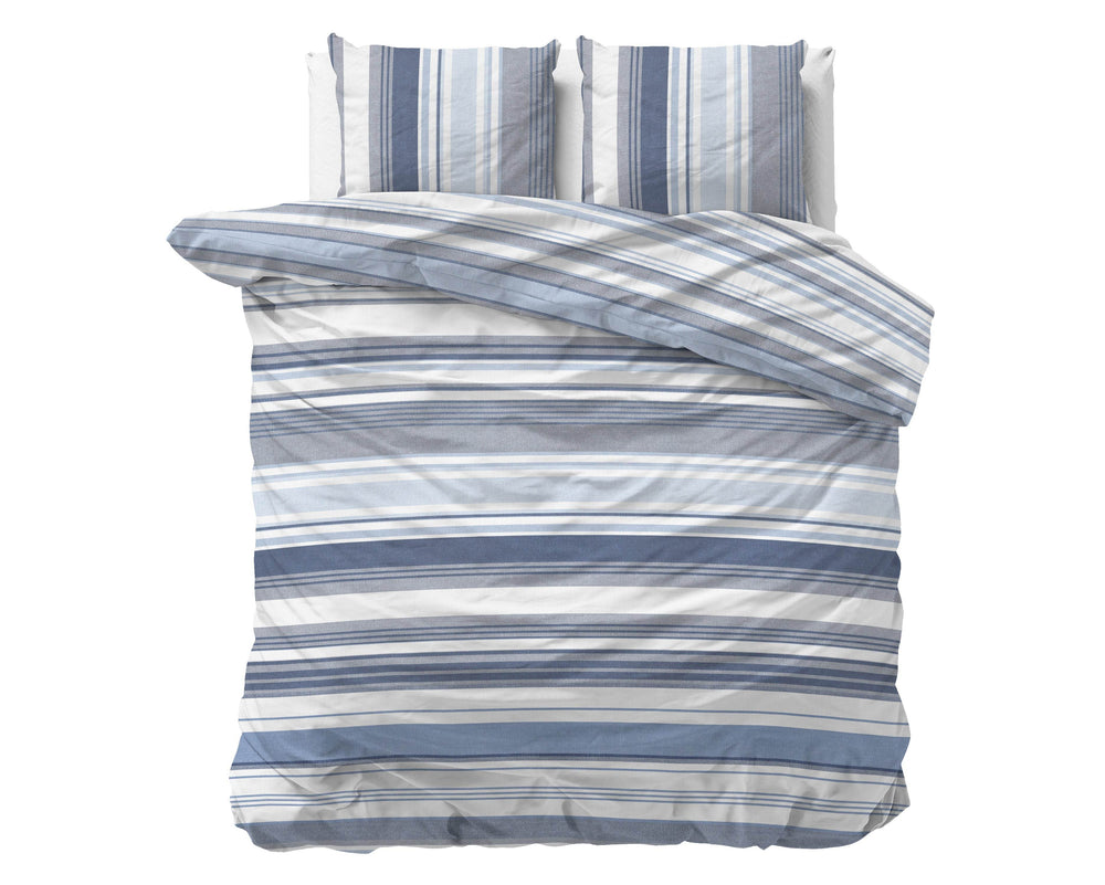 Bettbezug Stripy blau 200 x 200/220 cm