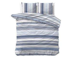 Bettbezug Stripy blau 200 x 200/220 cm