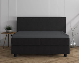 Doppelt Jersey 220 gr. Topper Spannbettlaken Anthrazit 140 x 200/220 cm