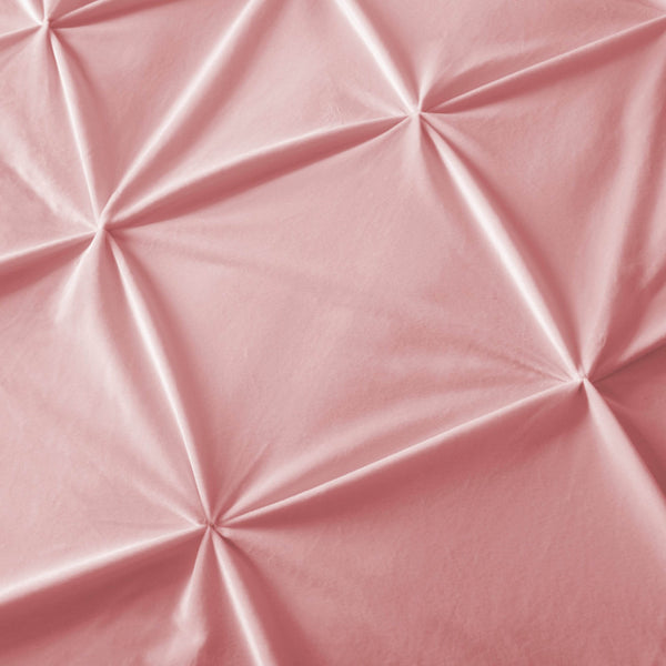 Bettbezug Samt Pintuck rosa 240 x 200/220 cm