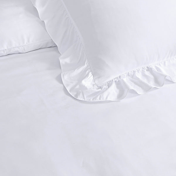 Bettbezug Ruffles Weiss 240 x 200/220 cm