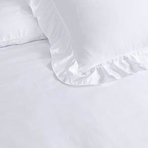 Bettbezug Ruffles Weiss 200 x 200/220 cm