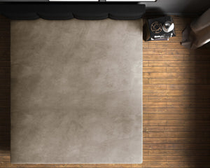 Samt-Spannbettlaken Taupe/Grau