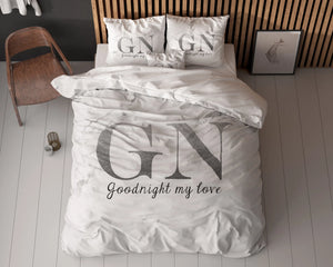 Goodnight Bettbezug Silber