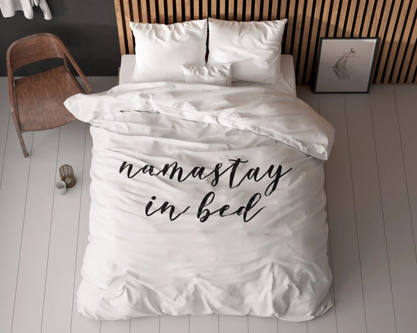 Namastay Bettbezug Weiss