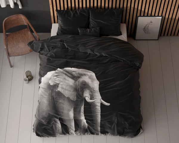 Elephant Bettbezug 240x200/220 cm Schwarz