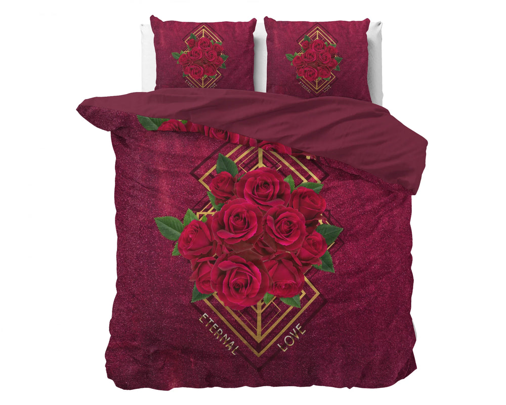 Eternal love Bettbezug Rot