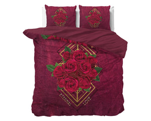 Eternal love Bettbezug Rot
