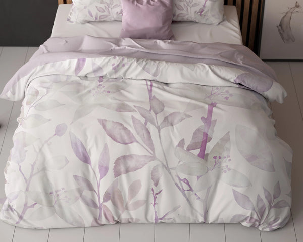 Water leaves Bettbezug Weiss