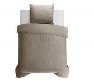 Milano 3D Bettbezug Taupe/Grau