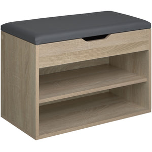 Jasmina shoe bench, wood decor