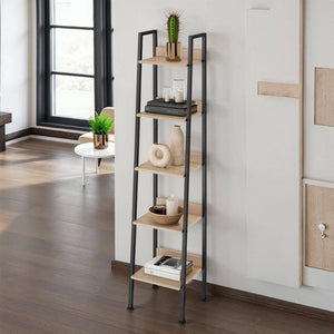 Leiterregal Folkestone Industrial Holz hell, Eiche Sonoma 35,5 x 31,5 x 170,5 cm