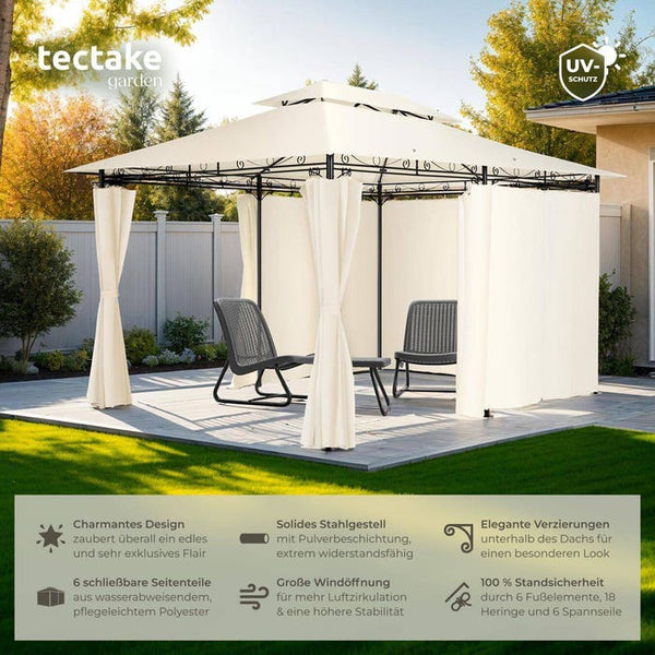 Gartenpavillon Emine creme