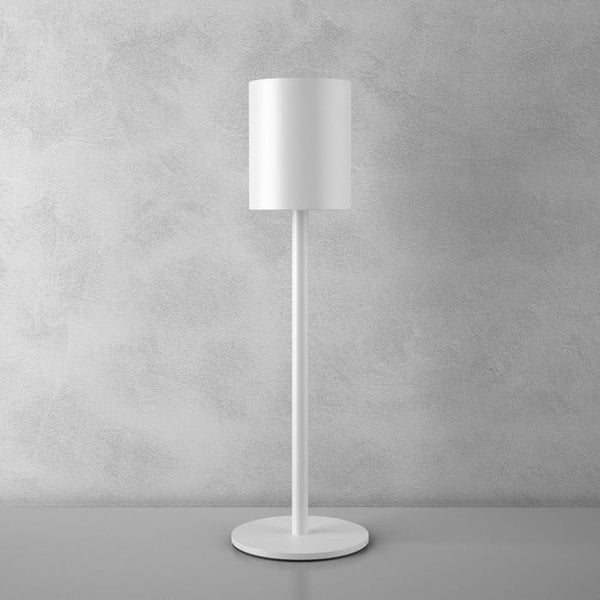 Akku-Tischlampe Corly weiss