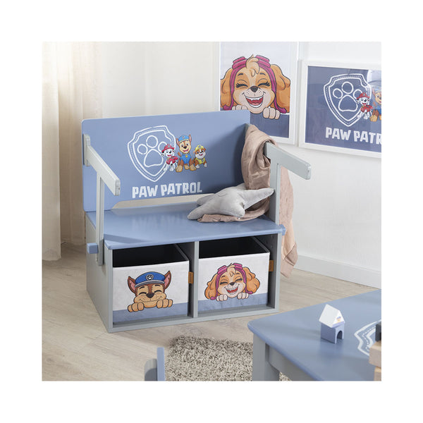 roba Klappbare Sitzbank mit Aufbewahrungsbox Paw Patrol