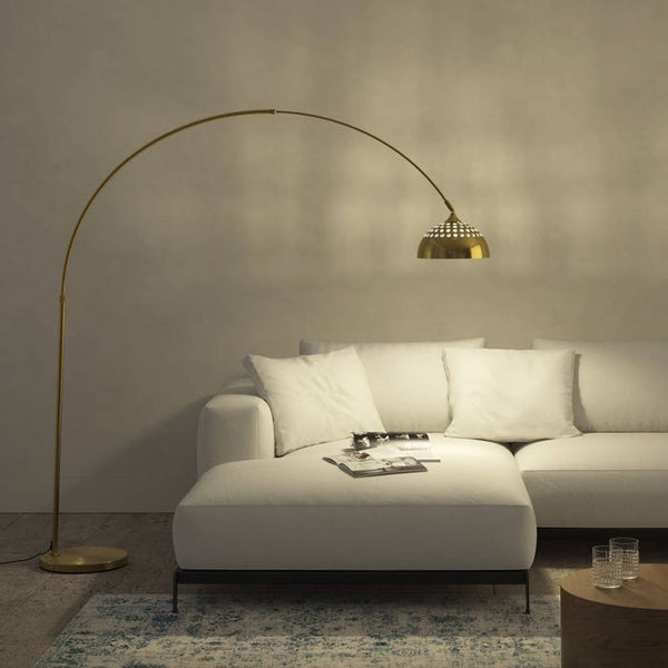 Bogenleuchte Arcus gold