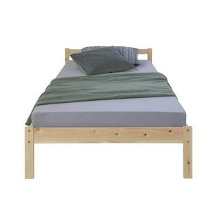 Holzbett Jugenbett Kinderbett 90x200 natur Bett Tagesbett Einzelbett Bettgestell