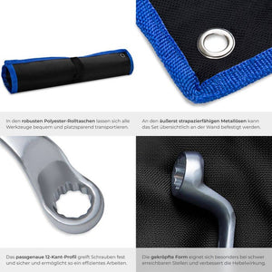 Double ring wrench set 