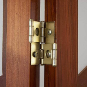 3 fach Paravent Raumteiler Holz Trennwand spanische Wand Sichtschutz Braun