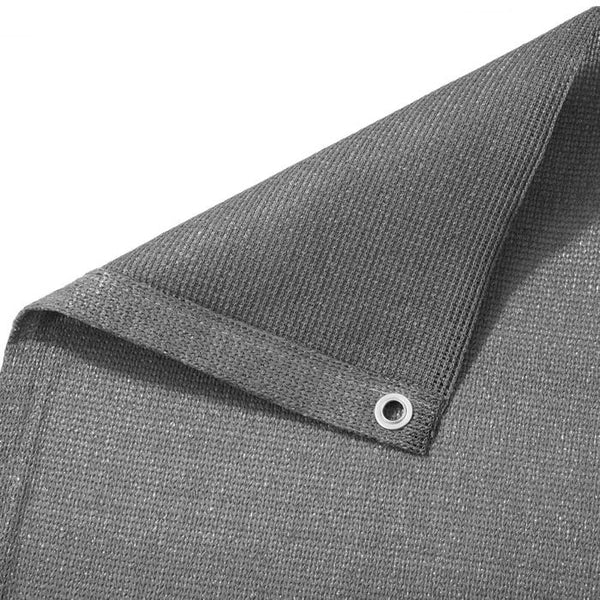 Balkon-Sichtschutz Lorena grau 90 cm