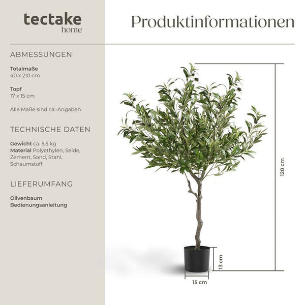 Künstlicher Olivenbaum Oleand 120 cm