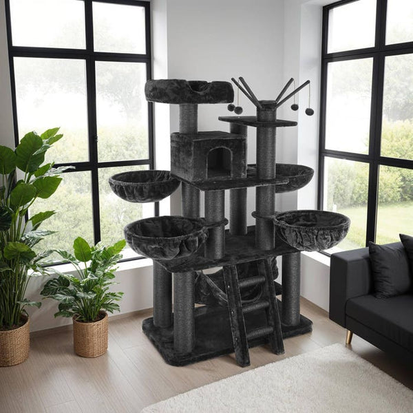 Kratzbaum Gismo 195cm schwarz