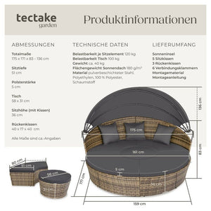 Rattan Sonneninsel Santorin natur
