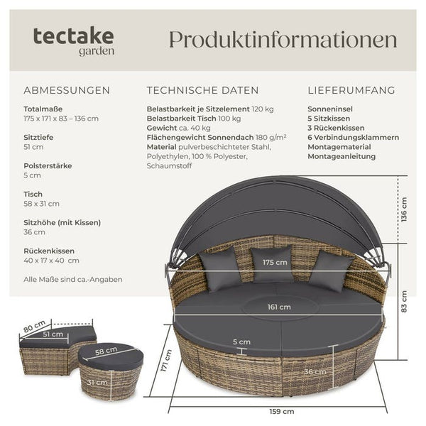 Rattan Sonneninsel Santorin natur
