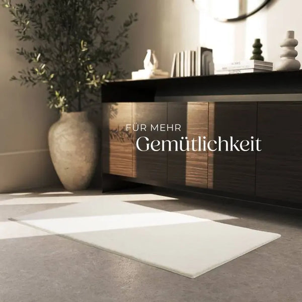 Kurzflorteppich Soft Zone creme 80 x 150 cm