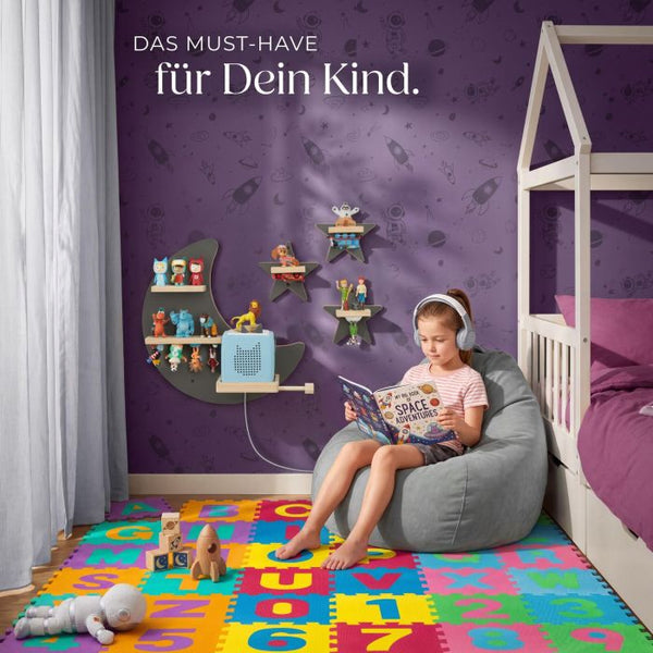 Tonie-Regal MyLittleStory Star für bis zu 25 Tonies anthrazit