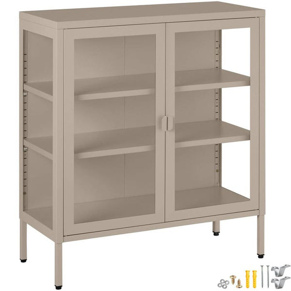 Metallvitrine Baker taupe