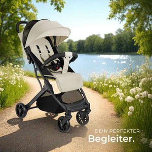 Buggy-Kinderwagen Finn grau/beige