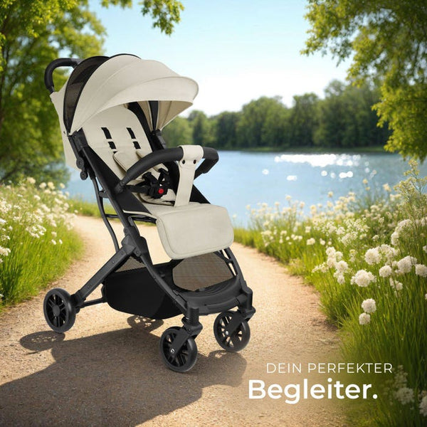 Buggy-Kinderwagen Finn grau/beige