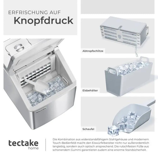 Eiswürfelmaschine für klare Eiswürfel