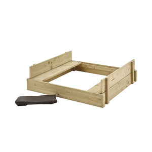 TP TOYS Sandkasten mit Holzdeckel FSC