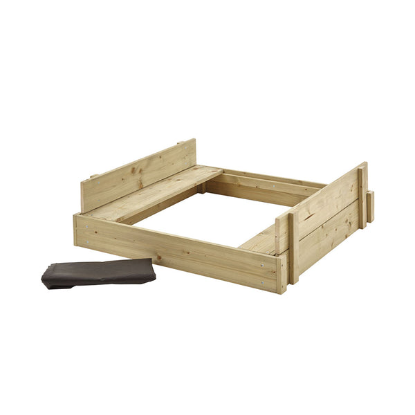 TP TOYS Sandkasten mit Holzdeckel FSC
